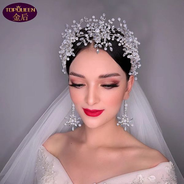 pearls diamond snow hoop wide tiara earrings set baroque crystal bridal headwear crown rhinestone with wedding jewelry hair accessories brid, Silver
pearls diamond snow hoop wide tiara earrings set baroque crystal bridal headwear crown rhinestone with wedding jewelry hair accessories brid, Silver