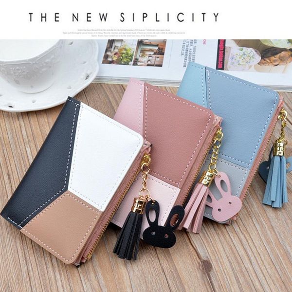 wallets fggs- big capacity wallet short women zipper purse patchwork fashion panelled trendy coin card holder, Red;black
wallets fggs- big capacity wallet short women zipper purse patchwork fashion panelled trendy coin card holder, Red;black