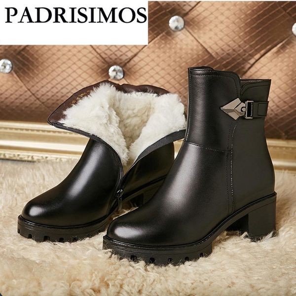 boots padrisimos women's autumn leather short thick heel large shoes plush cotton fur zlt-db-9777, Black
boots padrisimos women's autumn leather short thick heel large shoes plush cotton fur zlt-db-9777, Black