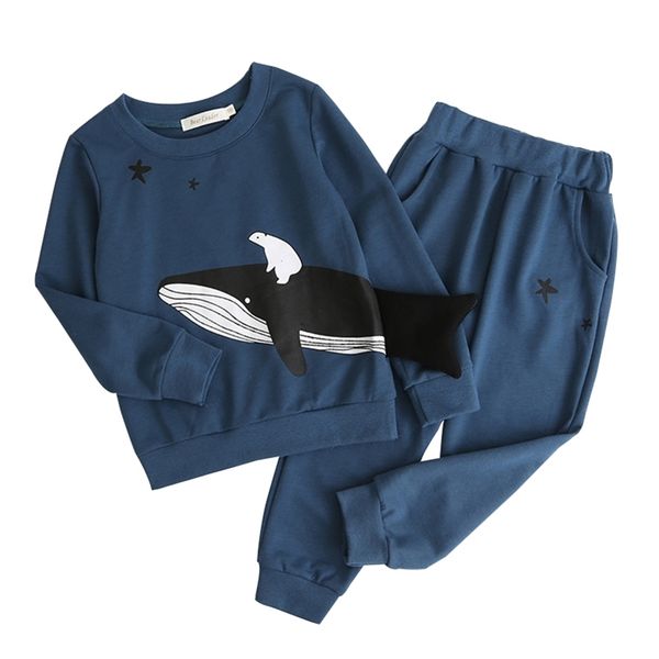 boys clothing sets spring fashion style long sleeve clothes cartoon fish print for children 3-7y 210429, White
boys clothing sets spring fashion style long sleeve clothes cartoon fish print for children 3-7y 210429, White