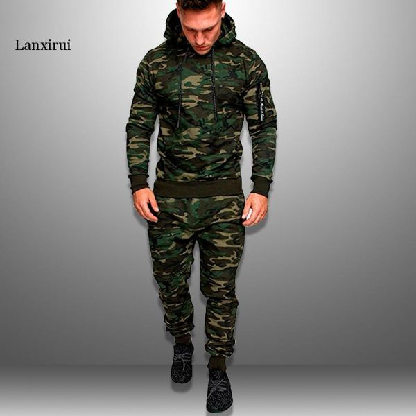 men's tracksuits casual men sets spring autumn camouflage mens tracksuit outwear sportsuit hooded sportswear hoodie + pants two piece s, Gray
men's tracksuits casual men sets spring autumn camouflage mens tracksuit outwear sportsuit hooded sportswear hoodie + pants two piece s, Gray