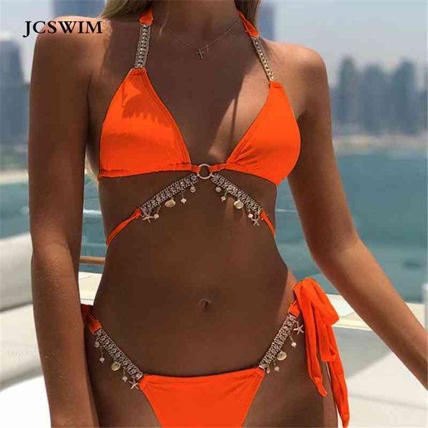 swimwear jcswim rhinestone bikini women mujer 2021 bandage two pieces brazilian swimsuit female summer bathing suit biquini set, White;black
swimwear jcswim rhinestone bikini women mujer 2021 bandage two pieces brazilian swimsuit female summer bathing suit biquini set, White;black