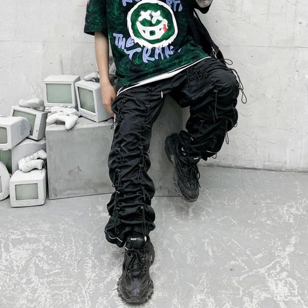 men drawstring streetwear hip hop casual pants male women high street vintage fashion gothic harem trousers jogger sweatpants men's, Black
men drawstring streetwear hip hop casual pants male women high street vintage fashion gothic harem trousers jogger sweatpants men's, Black