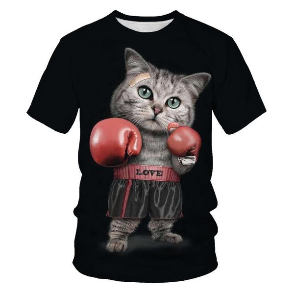 men's t-shirts 2021 anime boxing cats 3d printed t-shirt men women sport cat short sleeve casual fashion clothing tee, White;black
men's t-shirts 2021 anime boxing cats 3d printed t-shirt men women sport cat short sleeve casual fashion clothing tee, White;black