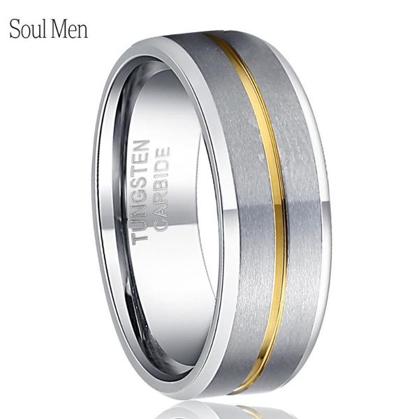 wedding rings 8mm boys gold stripe band comfort fit tungsten engagement vintage anel masculino available, Slivery;golden
wedding rings 8mm boys gold stripe band comfort fit tungsten engagement vintage anel masculino available, Slivery;golden
