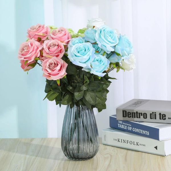 decorative flowers & wreaths 1bouquet 10 heads elegant artificial rose fake petals flower wedding for party decoration
decorative flowers & wreaths 1bouquet 10 heads elegant artificial rose fake petals flower wedding for party decoration