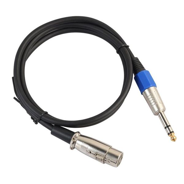 audio cables & connectors 6.35mm 1/4 inch trs to xlr male female cable 3 pin plug stereo microphone cord (6ft)
audio cables & connectors 6.35mm 1/4 inch trs to xlr male female cable 3 pin plug stereo microphone cord (6ft)