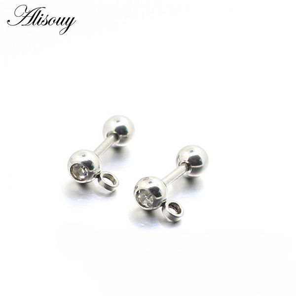 stud alisouy 10pcs stainless steel ear cartilage tragus diy crystal earrings dumbbell barbell ball men women piercing jewelry, Golden;silver
stud alisouy 10pcs stainless steel ear cartilage tragus diy crystal earrings dumbbell barbell ball men women piercing jewelry, Golden;silver
