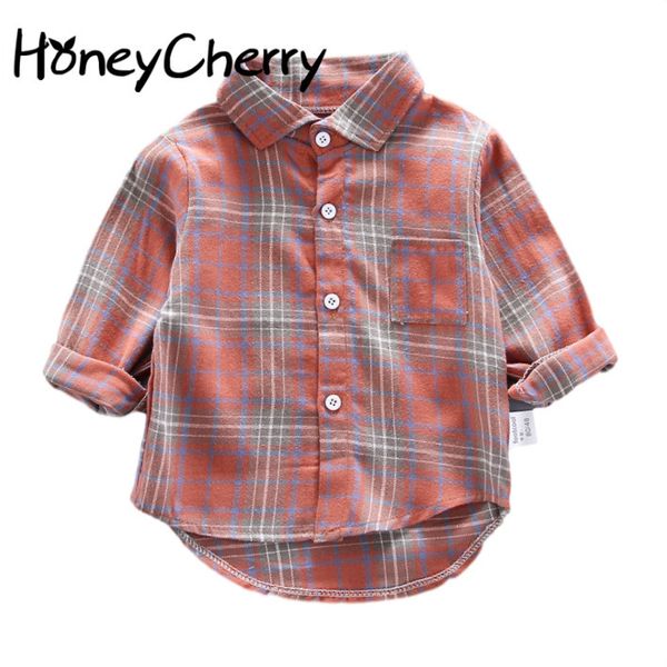 style boys' shirt long sleeve for children plaid baby girl blouse boys shirt 210515, White;black
style boys' shirt long sleeve for children plaid baby girl blouse boys shirt 210515, White;black