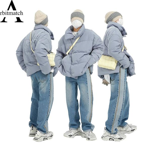 men's jeans arbitmatch man hip hop pants splicing water wash distressed men trousers baggy streewear gold wire oversize pant, Blue
men's jeans arbitmatch man hip hop pants splicing water wash distressed men trousers baggy streewear gold wire oversize pant, Blue