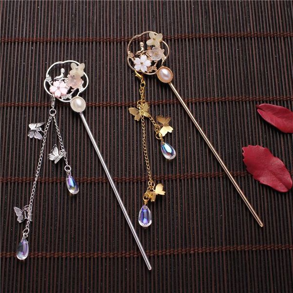 hair clips & barrettes vintage tassel hairpin stepping with flower pearl sticks for women wedding headpiece accessories bride jewelry, Golden;silver
hair clips & barrettes vintage tassel hairpin stepping with flower pearl sticks for women wedding headpiece accessories bride jewelry, Golden;silver