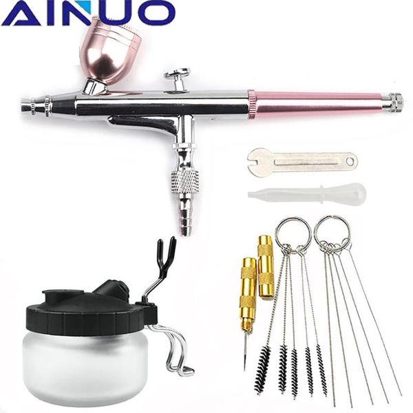 professional spray guns 0.4mm gravity feed dual action airbrush air brush paint gun kit tattoo nail tool cake decorating brushes
professional spray guns 0.4mm gravity feed dual action airbrush air brush paint gun kit tattoo nail tool cake decorating brushes