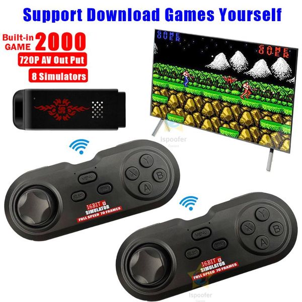 usb wireless handheld tv stick build in 2000 classic game mini retro controller av output dual player portable players
usb wireless handheld tv stick build in 2000 classic game mini retro controller av output dual player portable players