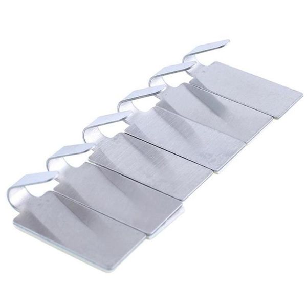 hooks & rails 6pcs adhesive stainless steel bathroom wall hanger stick on robe towel family accessories
hooks & rails 6pcs adhesive stainless steel bathroom wall hanger stick on robe towel family accessories