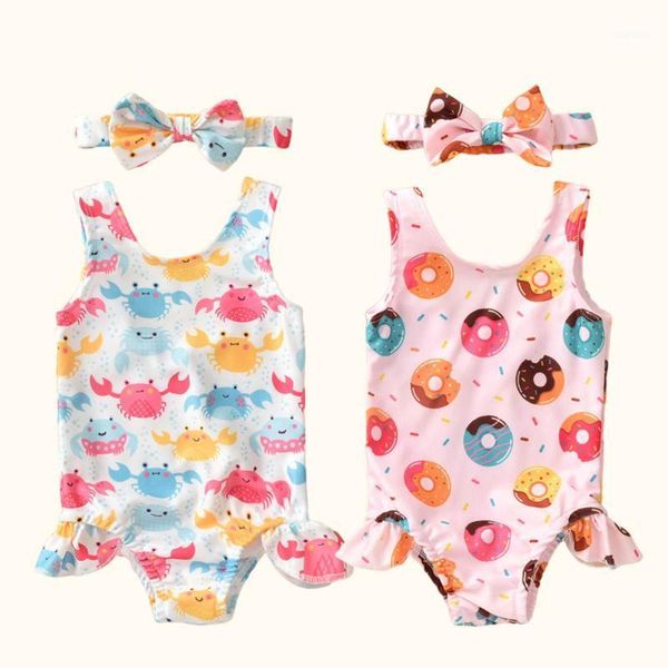 one-pieces summer girls swimsuit toddler baby donut bathing suit ruffles crab beachwear swimwear+headbands swimming for children, Black
one-pieces summer girls swimsuit toddler baby donut bathing suit ruffles crab beachwear swimwear+headbands swimming for children, Black