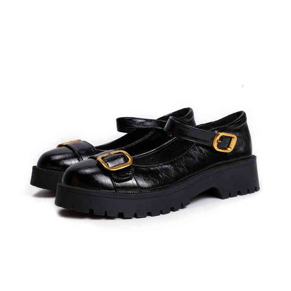 thick soled uniform small leather sho women 2021 autumn style everyday wear versatile pure campus fragrant, Black
thick soled uniform small leather sho women 2021 autumn style everyday wear versatile pure campus fragrant, Black