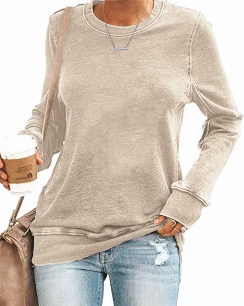 womens casual crewneck sweatshirt short/long sleeve solid color shirt soft lightweight loose v12t#, Black
womens casual crewneck sweatshirt short/long sleeve solid color shirt soft lightweight loose v12t#, Black