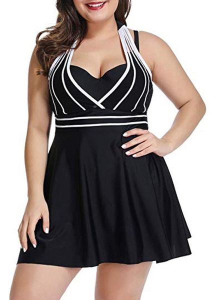 plus size tracksuits s-5xl two piece swimwear women 2021 halter black tankini swimsuits with shorts beach swim wear dress bathing set 
plus size tracksuits s-5xl two piece swimwear women 2021 halter black tankini swimsuits with shorts beach swim wear dress bathing set