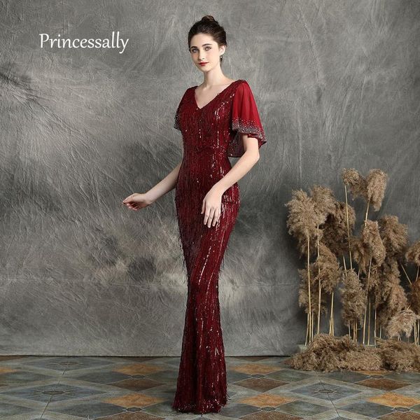 party dresses real picture wine red long evening prom gown mermaid floor length charming formal dress for girls vestidos, White;black
party dresses real picture wine red long evening prom gown mermaid floor length charming formal dress for girls vestidos, White;black