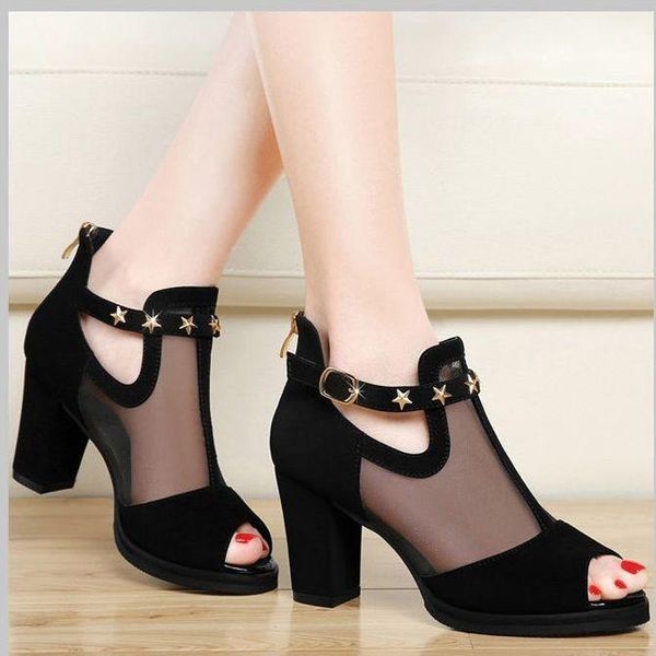 sandals women pumps high thick black heels ladies shoes rivet mesh zipper open toe casual party wedding platform chunky sandal
sandals women pumps high thick black heels ladies shoes rivet mesh zipper open toe casual party wedding platform chunky sandal