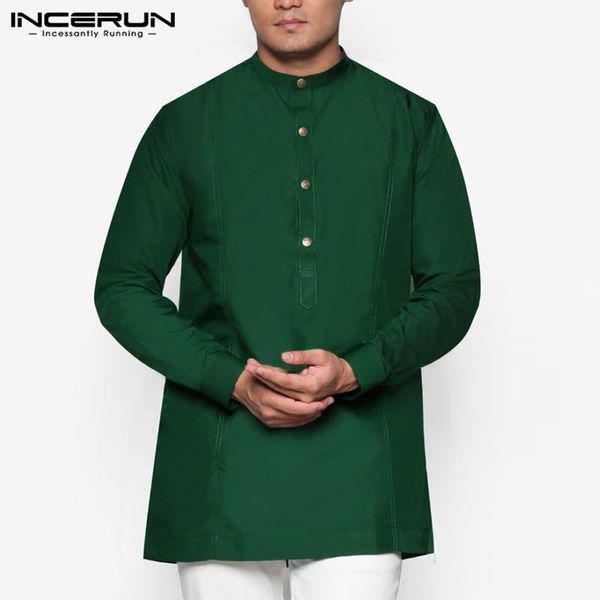 men casual shirt stand collar long sleeve solid color vintage button pakistani shirts streetwear camisas s-5xl men's, White;black
men casual shirt stand collar long sleeve solid color vintage button pakistani shirts streetwear camisas s-5xl men's, White;black