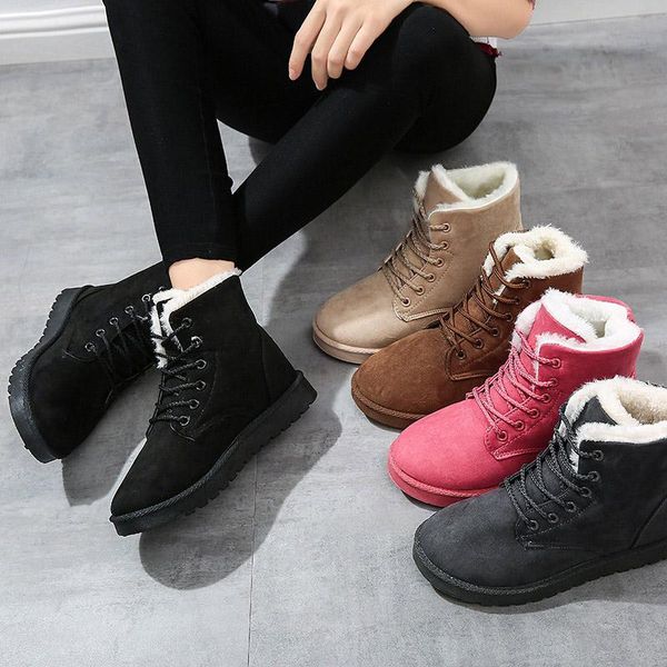 boots winter for women snow ankle rubber shoes cotton warm lined outdoor anti-slip tc21, Black
boots winter for women snow ankle rubber shoes cotton warm lined outdoor anti-slip tc21, Black