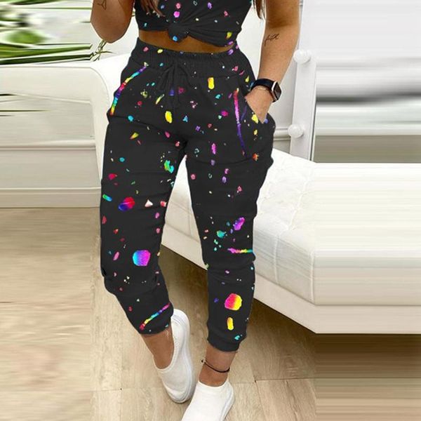 women's pants & capris 2021 women casual trousers drawstring elastic waist long loose pockets streetwear pantalones femme calça, Black;white
women's pants & capris 2021 women casual trousers drawstring elastic waist long loose pockets streetwear pantalones femme calça, Black;white