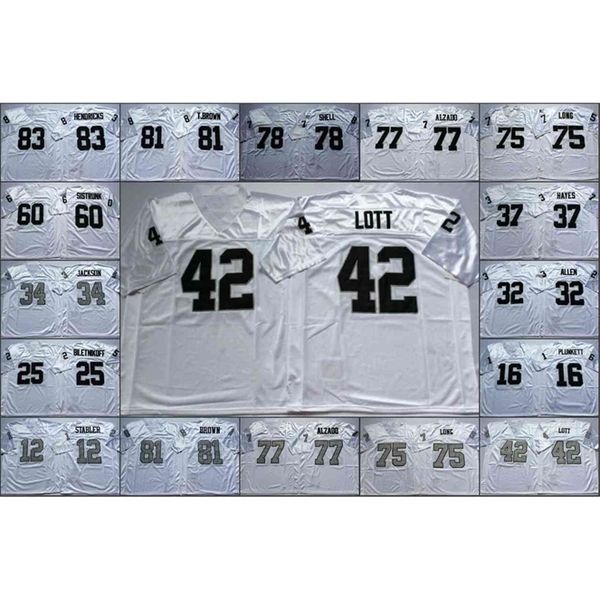 GoodNCAA vintage 34 Bo Jackson 75 Howie Long 12 Ken Stable Football Jersey 16 Jim Plunkett Fred Biletnikoff Marcus Allen Jim Plunkett Retro, White
GoodNCAA vintage 34 Bo Jackson 75 Howie Long 12 Ken Stable Football Jersey 16 Jim Plunkett Fred Biletnikoff Marcus Allen Jim Plunkett Retro, White