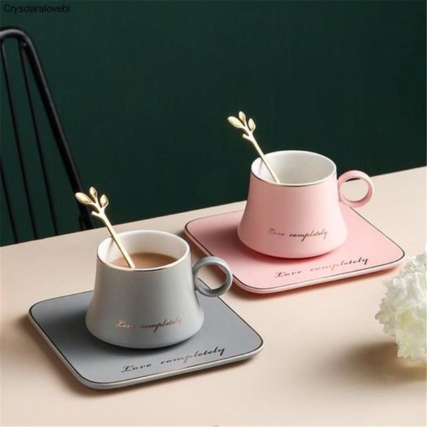 ceramic coffee cup and saucer set european style light luxury gold afternoon tea milk juice breakfast spoon gift mugs
ceramic coffee cup and saucer set european style light luxury gold afternoon tea milk juice breakfast spoon gift mugs