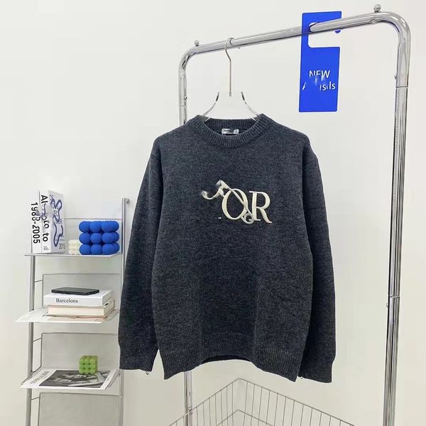 + 21 autumn winter pin letter crew neck sweater women's casual loose long sleeve sweater top, Black;gray
+ 21 autumn winter pin letter crew neck sweater women's casual loose long sleeve sweater top, Black;gray
