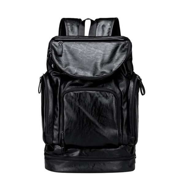 backpack 2021 fashion waterproof men leather bookbags mens pu school bags male functional big capacity bag
backpack 2021 fashion waterproof men leather bookbags mens pu school bags male functional big capacity bag