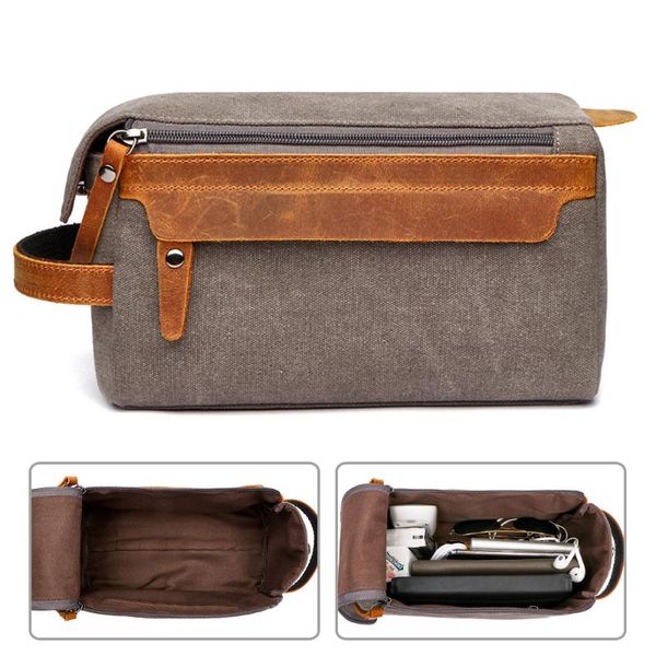 acoki travel cosmetic wash bag toiletry vintage pu canvas compact make up men shaving with handle bags & cases
acoki travel cosmetic wash bag toiletry vintage pu canvas compact make up men shaving with handle bags & cases