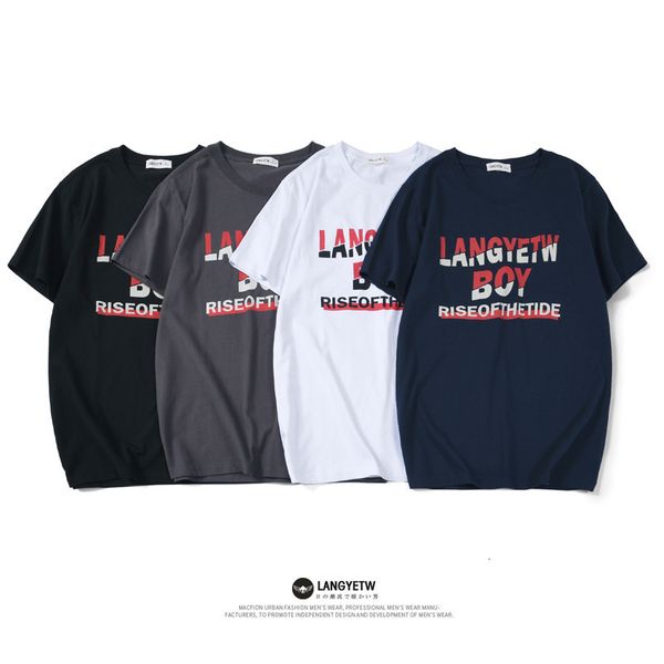 t shirt 2021 short sleeve men's loose cotton round neck youth trend letter print body blood summer, White;black
t shirt 2021 short sleeve men's loose cotton round neck youth trend letter print body blood summer, White;black