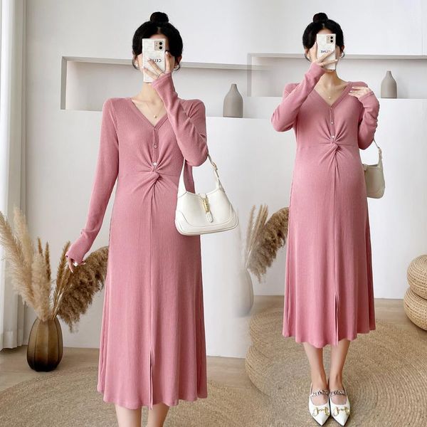maternity dresses 0168# autumn korean fashion nursing dress v neck clothes for pregnant women a line slim pregnancy long, White
maternity dresses 0168# autumn korean fashion nursing dress v neck clothes for pregnant women a line slim pregnancy long, White