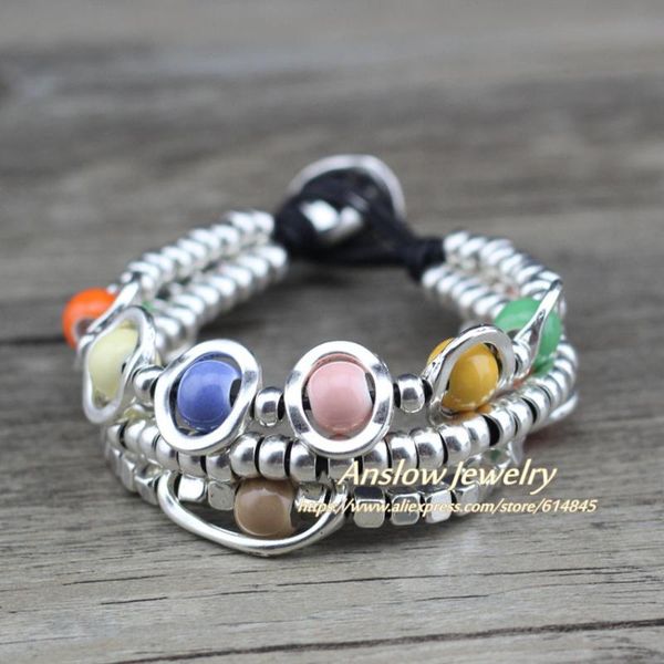 charm bracelets anslow korean trendy cute romantic candy color beads women leather for girls students party christmas gift low0672lb, Golden;silver
charm bracelets anslow korean trendy cute romantic candy color beads women leather for girls students party christmas gift low0672lb, Golden;silver
