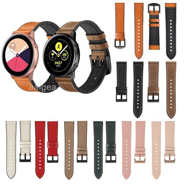 watch bands 20mm leather silicone band strap for samsung galaxy active 2 40mm 44mm replacement correa wrist bracelet straps 22mm, Black;brown
watch bands 20mm leather silicone band strap for samsung galaxy active 2 40mm 44mm replacement correa wrist bracelet straps 22mm, Black;brown