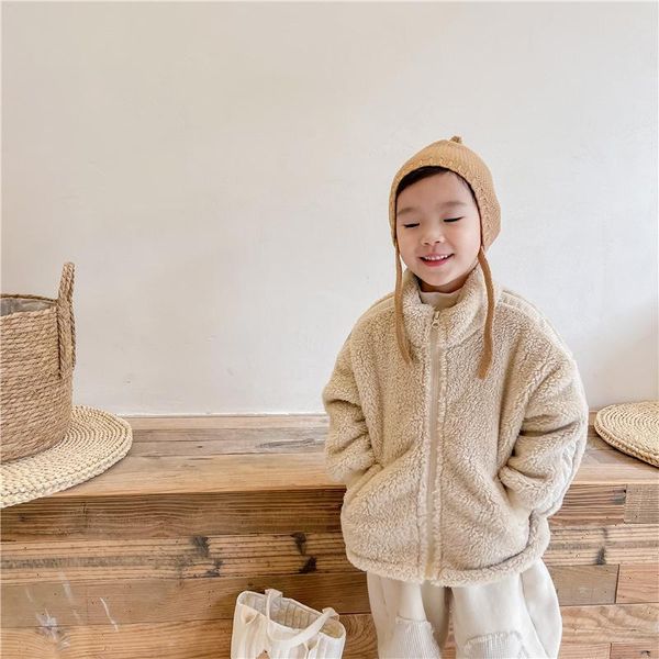 jackets girls baby's kids coat jacket outwear 2021 fuzzy thicken velvet winter autumn cotton cardigan children's clothing, Blue;gray
jackets girls baby's kids coat jacket outwear 2021 fuzzy thicken velvet winter autumn cotton cardigan children's clothing, Blue;gray