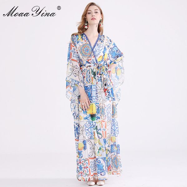 fashion designer runway dress autumn women v-neck batwing sleeve vintage print casual holiday bohemia loose 210524, Black;gray
fashion designer runway dress autumn women v-neck batwing sleeve vintage print casual holiday bohemia loose 210524, Black;gray
