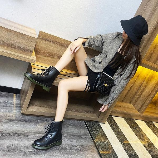 boots street motorcycle women's thick bottom flat bottomed classic autumn 2021 british style lace up short, Black
boots street motorcycle women's thick bottom flat bottomed classic autumn 2021 british style lace up short, Black