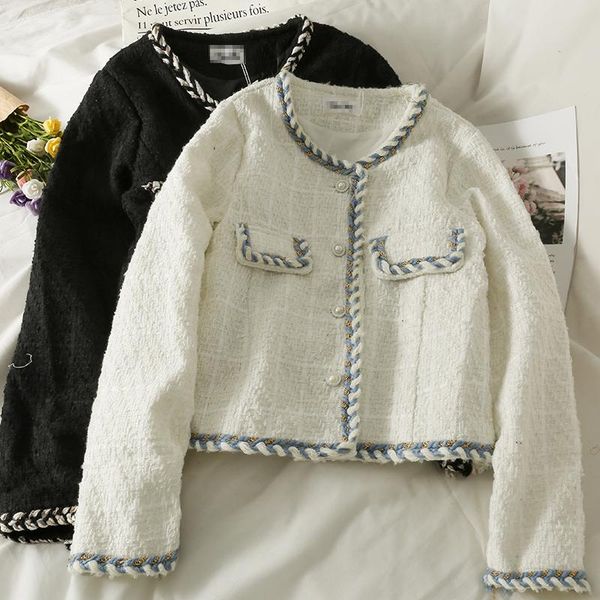 women's jackets women elegant sweet o-neck jacket lady slim high waist short cardigan top, Black;brown
women's jackets women elegant sweet o-neck jacket lady slim high waist short cardigan top, Black;brown