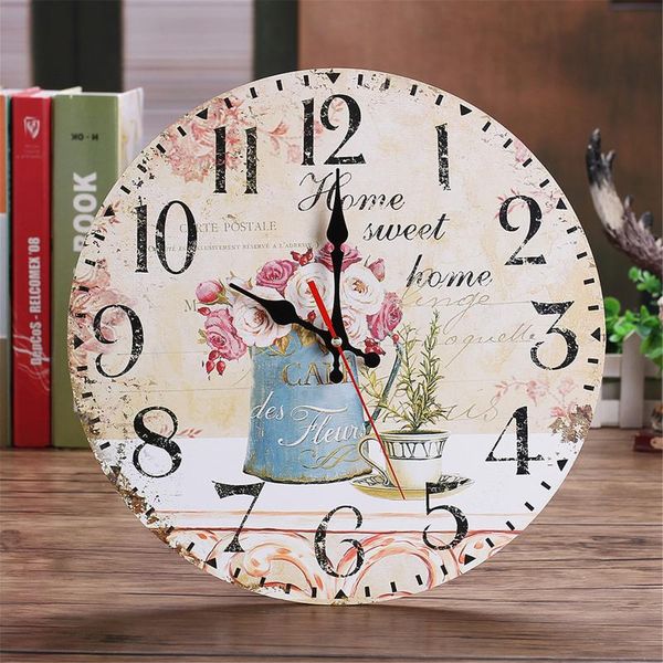 wall clocks european retro pastoral clock home decoration wooden silent digital living room art watch
wall clocks european retro pastoral clock home decoration wooden silent digital living room art watch