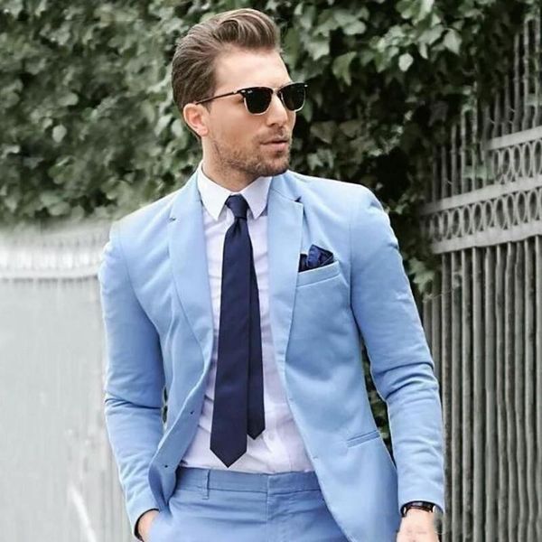 men's suits & blazers handsome two buttons light blue groom tuxedos notch lapel men 2 pieces wedding/prom/dinner blazer (jacket+pants+t, White;black
men's suits & blazers handsome two buttons light blue groom tuxedos notch lapel men 2 pieces wedding/prom/dinner blazer (jacket+pants+t, White;black