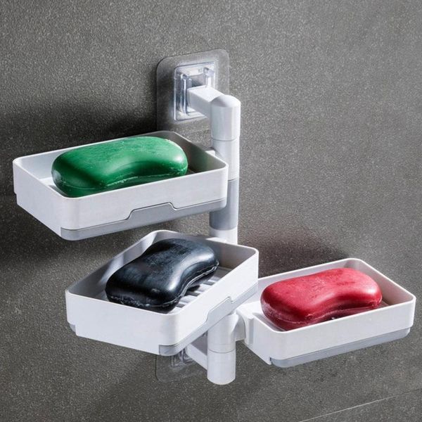 soap dishes 2/3/4 layer home wall mounted rotatable drain storage rack punch-bathroom box holder
soap dishes 2/3/4 layer home wall mounted rotatable drain storage rack punch-bathroom box holder