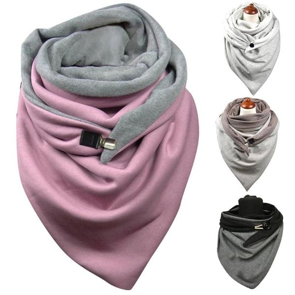 scarves winter solid color triangle scarf with button thicken warm shawl wrap blanket, Blue;gray
scarves winter solid color triangle scarf with button thicken warm shawl wrap blanket, Blue;gray