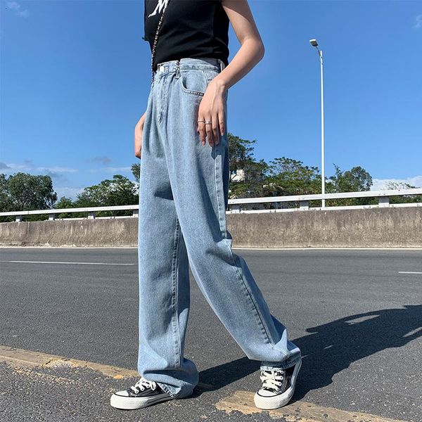 women's jeans high waist spring and autumn loose-fit wide-leg retro plus-size fashion casual pants s-5xl, Blue
women's jeans high waist spring and autumn loose-fit wide-leg retro plus-size fashion casual pants s-5xl, Blue