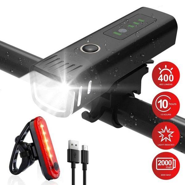 bike light set usb rechargeable bicycle front headlight back taillight 4 modes 69hd lights
bike light set usb rechargeable bicycle front headlight back taillight 4 modes 69hd lights