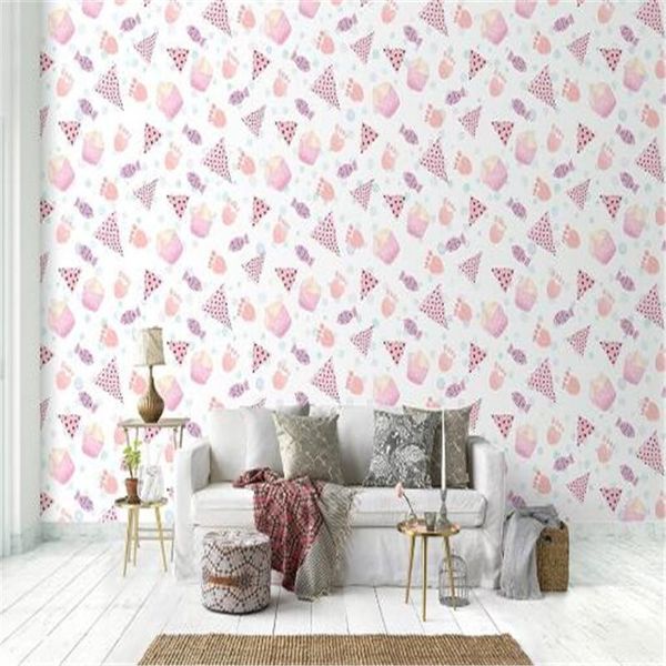wallpapers hand drawn style wallpaper non-woven murals watercolor cartoon little fresh for children's room pink sticker
wallpapers hand drawn style wallpaper non-woven murals watercolor cartoon little fresh for children's room pink sticker