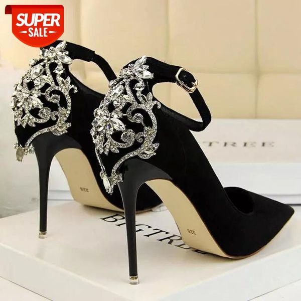 drop shipping elegant crystal pointed toe wedding shoe new women's solid flock fashion buckle shallow high heels shoes for women #ib0m
drop shipping elegant crystal pointed toe wedding shoe new women's solid flock fashion buckle shallow high heels shoes for women #ib0m