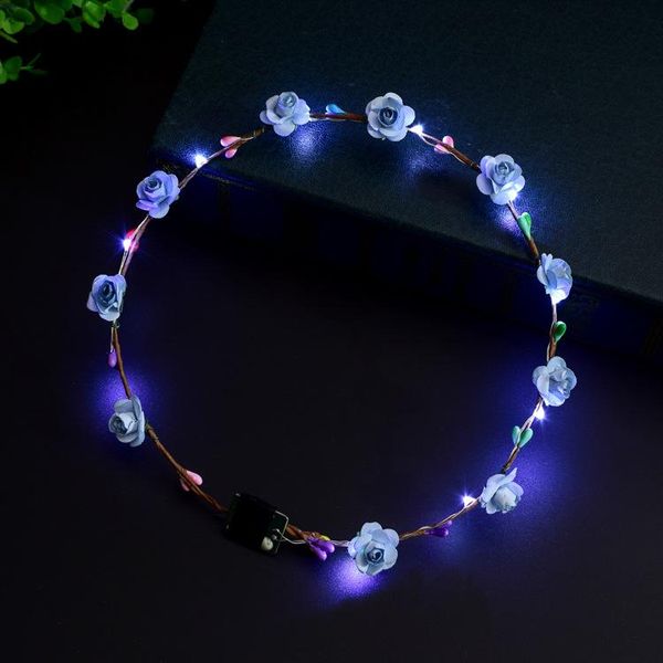 party decoration 500pcs colorful flashing led flower headband light up floral hair garland wreath wedding women girl accessories
party decoration 500pcs colorful flashing led flower headband light up floral hair garland wreath wedding women girl accessories