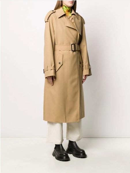 women's trench coats spring and autumn fashion raglan sleeves solid color no buckle lace over the knee long windbreaker jacket, Tan;black
women's trench coats spring and autumn fashion raglan sleeves solid color no buckle lace over the knee long windbreaker jacket, Tan;black